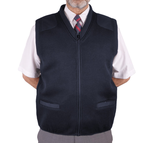 Unisex Heavyweight Fleece Lined Zip Front Vest