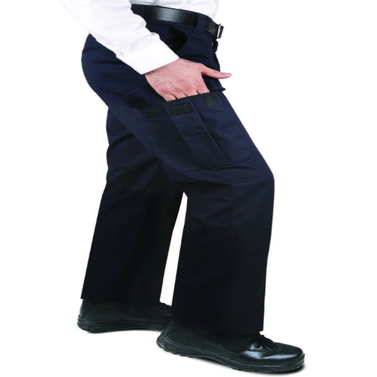 100% Polyester Elastique Weave Pants with Side Pocket