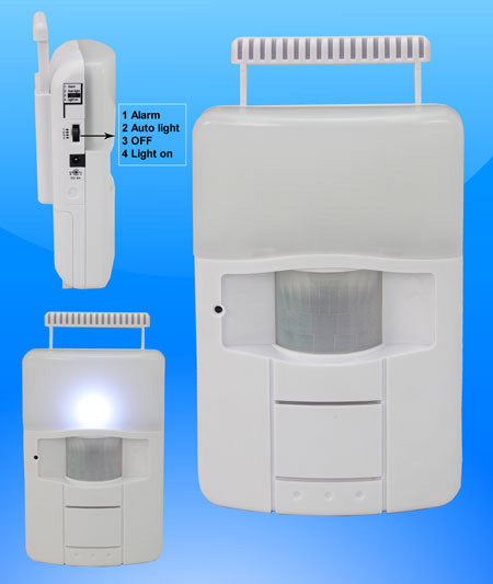Motion Activated Sensor Alarm and Light