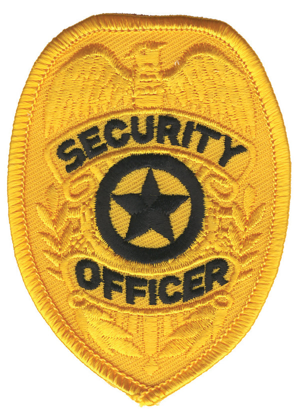 Security Officer Chest Emblem (Black on Gold)