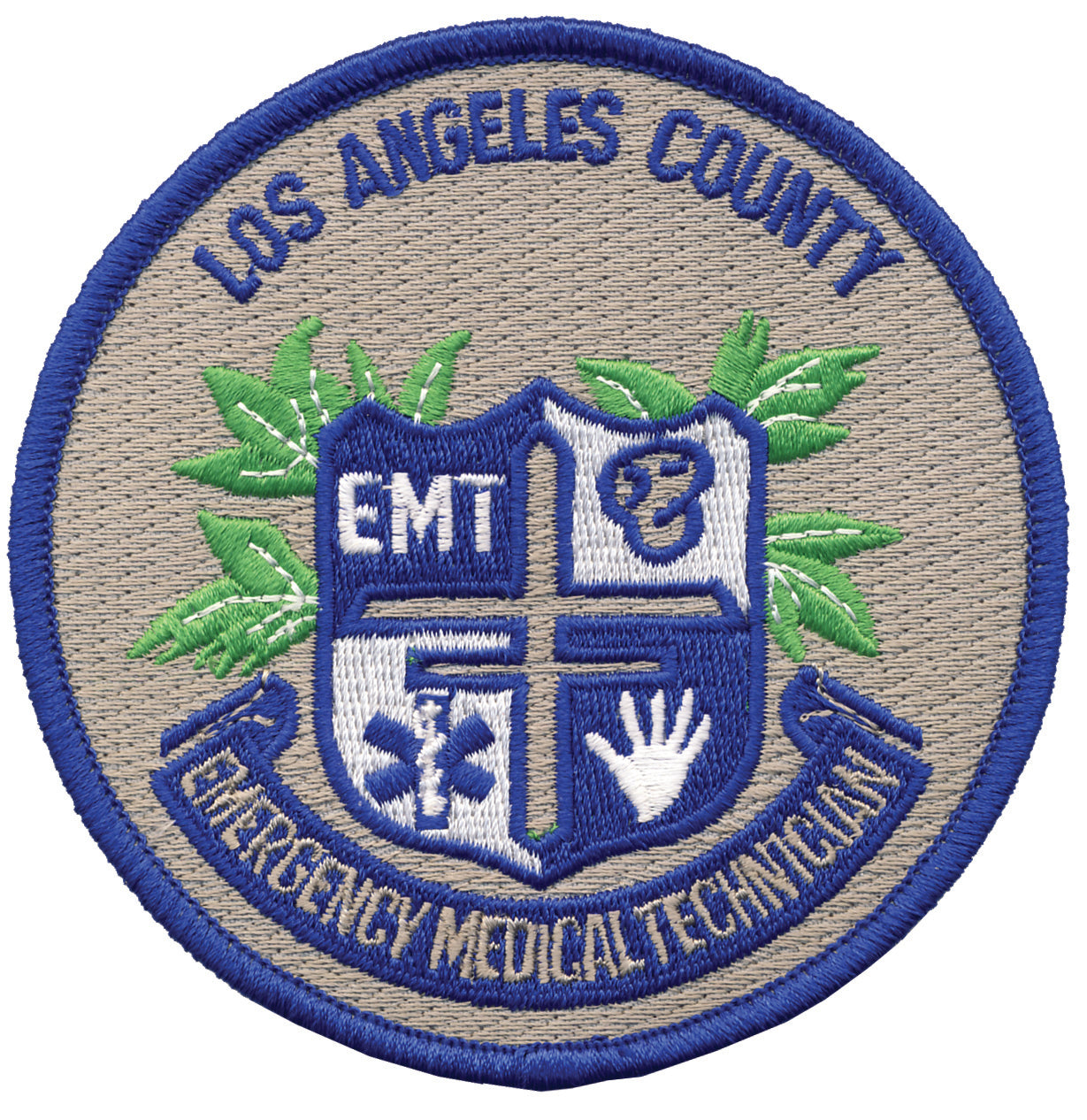 EMT Emblems Los Angeles County Security Uniform