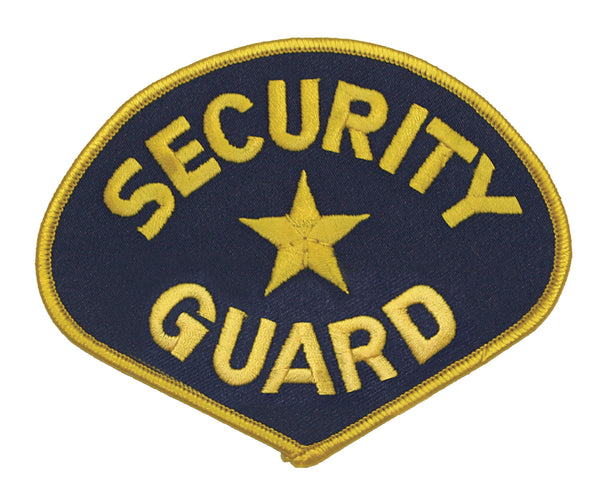 Security Officer Shoulder Emblem (Gold on Navy Blue)