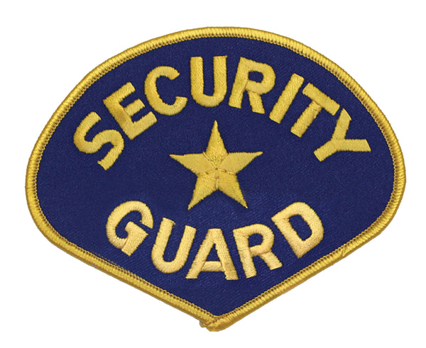 Security Officer Shoulder Emblem (Gold on Royal Blue)
