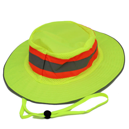 High Visibility Reflective Mesh Safety Hat