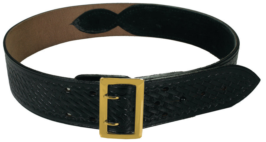 2.25 Genuine Leather Duty Belt - Brass Buckle