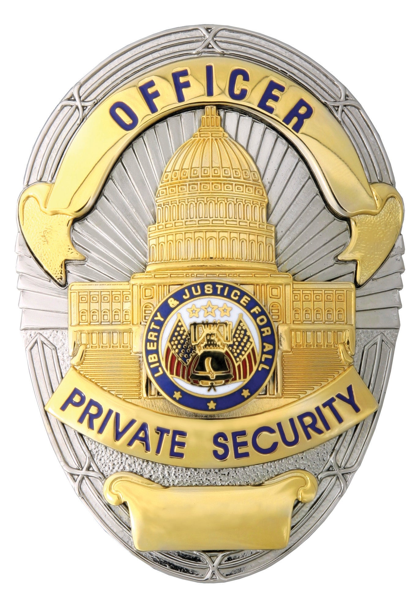First Class Private Security Officer Eagle Over Flags Shield Badge –  Security Uniform
