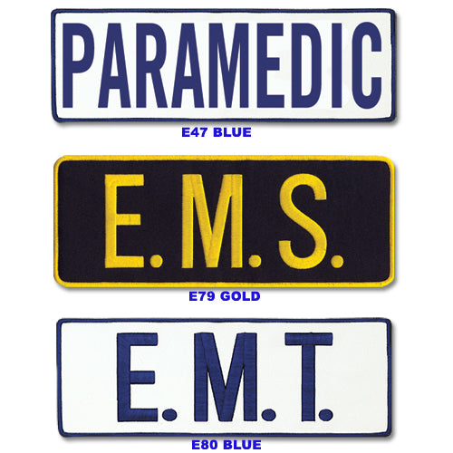 Paramedic EMS EMT Emblems Security Uniform