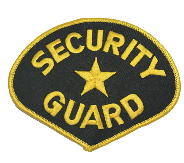 Security Officer Shoulder Emblem (Gold on Black)
