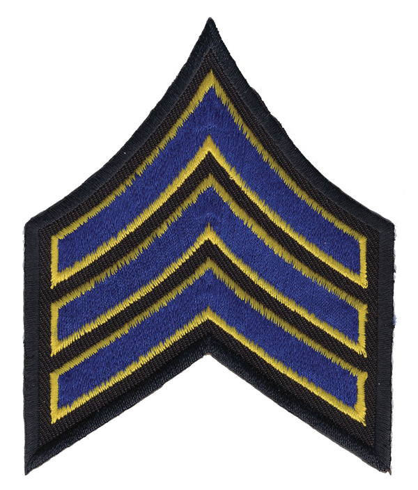 Sergeant Stock Emblem (Blue-Gold)