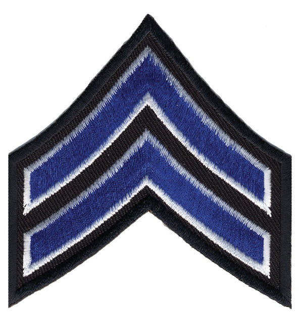Corporal Stock Emblem (Blue-White)