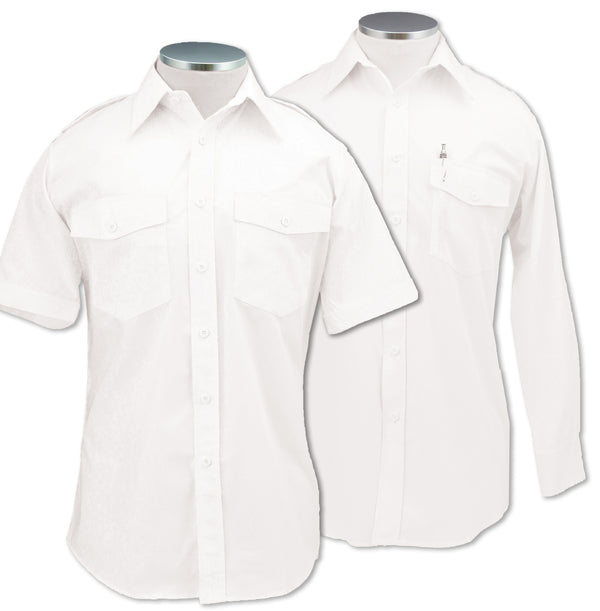 First Class EMT White Shirts - Short Sleeve and Long Sleeve