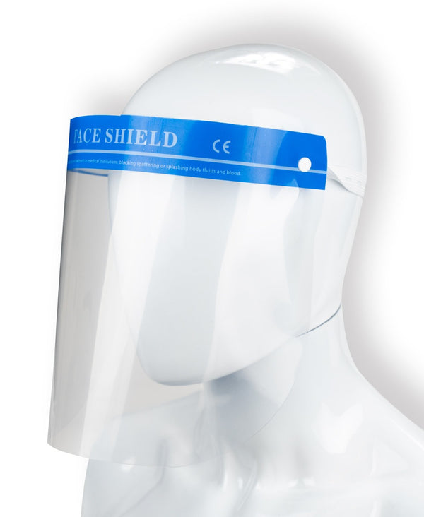 Face Shield with Elastic Strap - 10 Pack