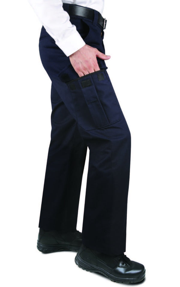 100% Polyester Elastique Weave Pants with Cargo Pocket