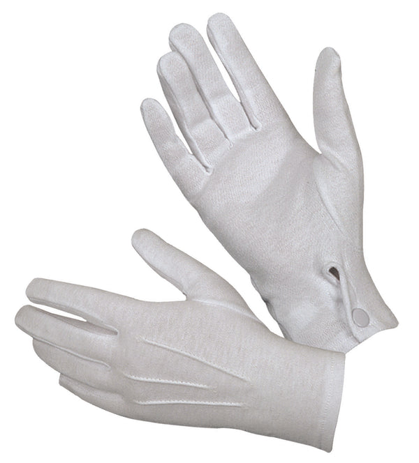 Hatch White Cotton Parade Gloves