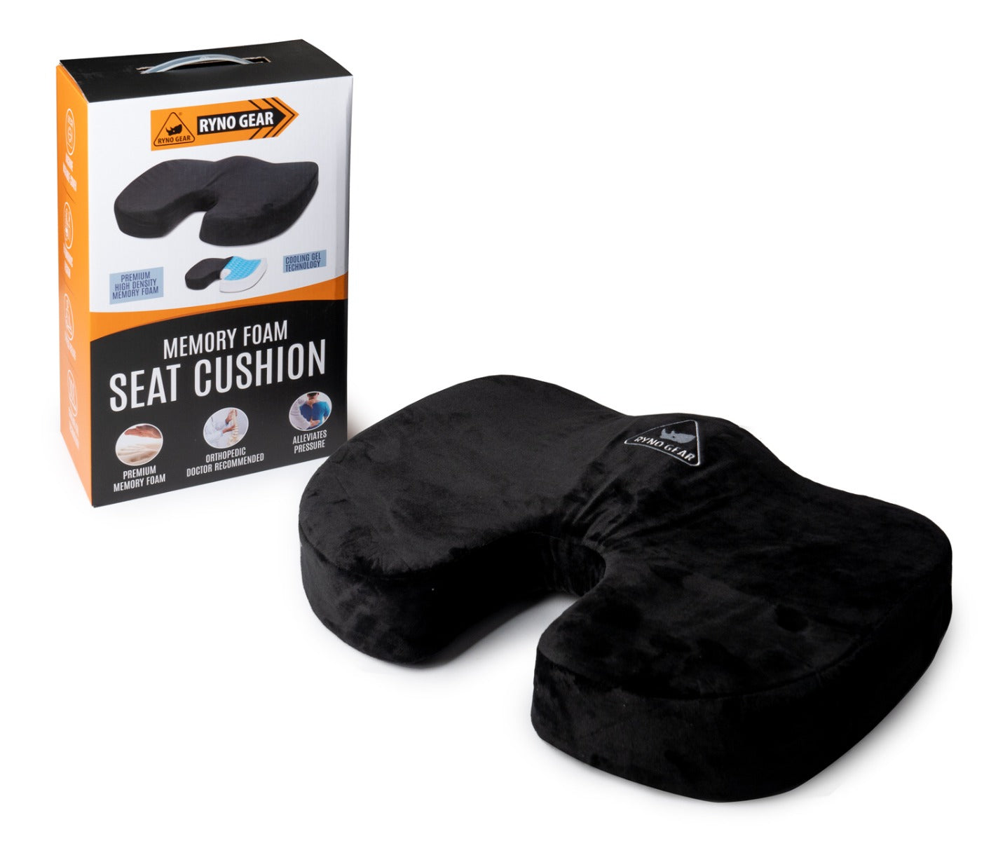 Memory Foam Seat Cushion with Cooling Gel