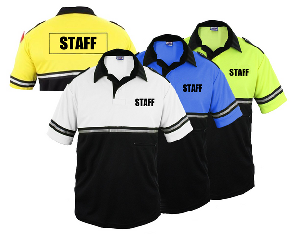 First Class Two Tone Staff Bike Patrol Shirt with Zipper Pocket with ID