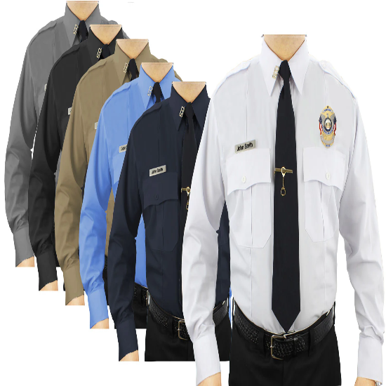First Class Polycotton Long Sleeve Uniform Shirt