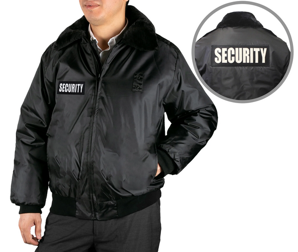 [CUSTOMIZED] Security Bomber Jacket with Reflective Identifier