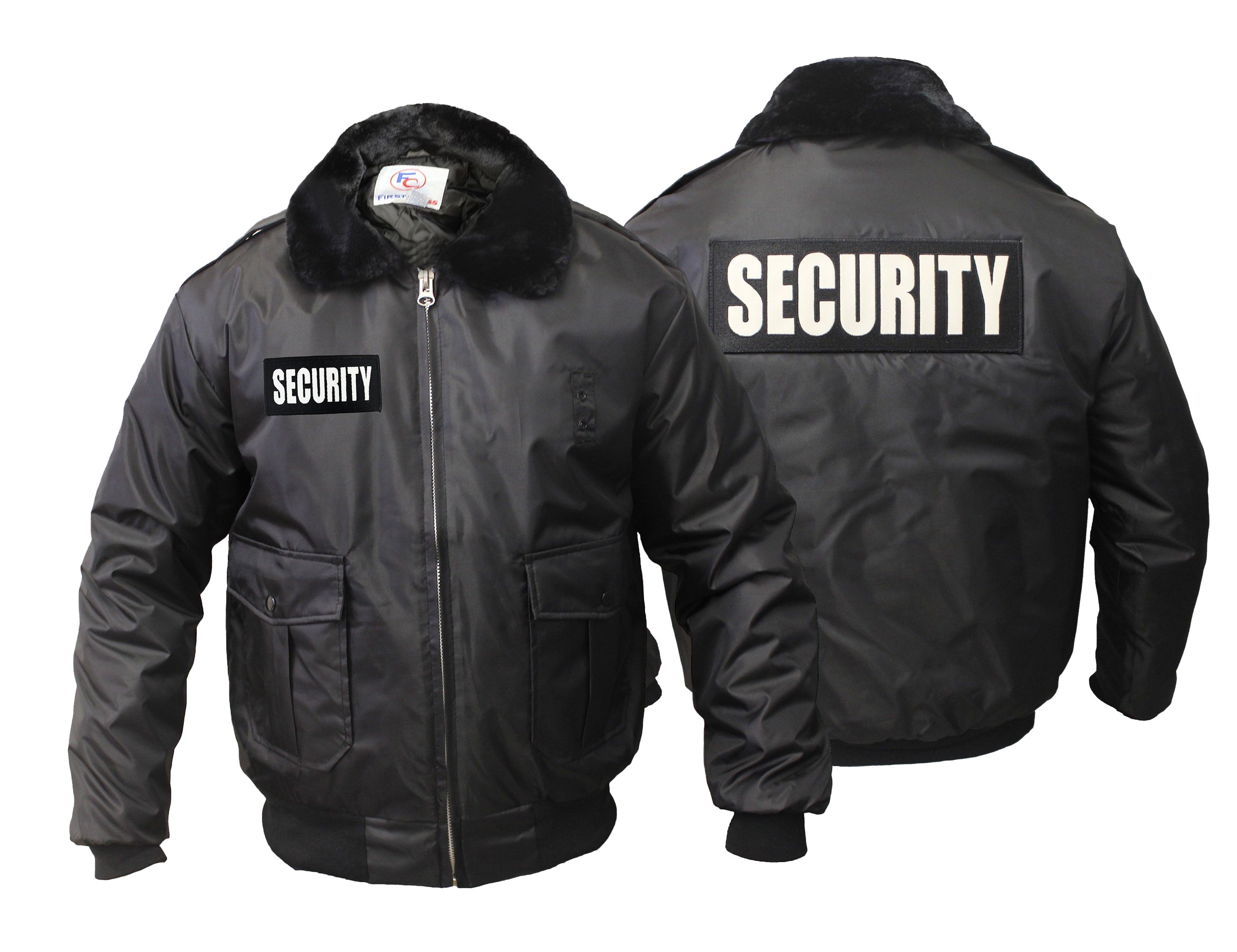All Season Deluxe Bomber Jacket with Reflective Security ID
