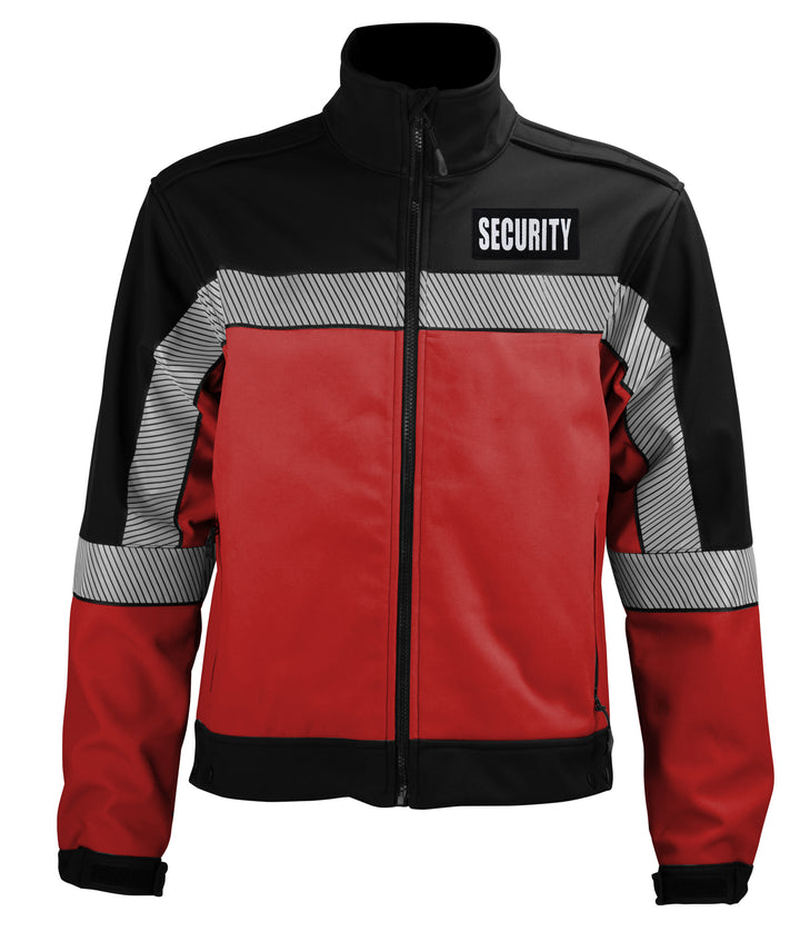 Shell Security Uniform Security Hi-Vis Soft Shell Jackets with Reflective Emblems – Security ...