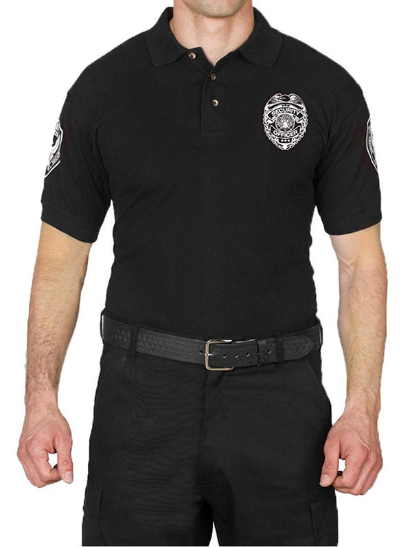 First Class Security Badge Polo Shirt