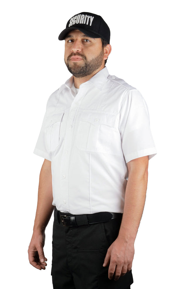 CoolMesh Poly Cotton Performance Uniform Shirts - Short Sleeve