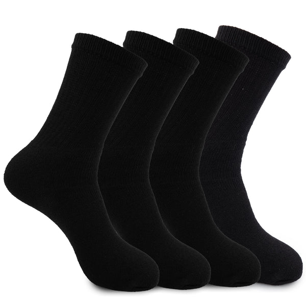 4 Pair Men's Quarter Socks