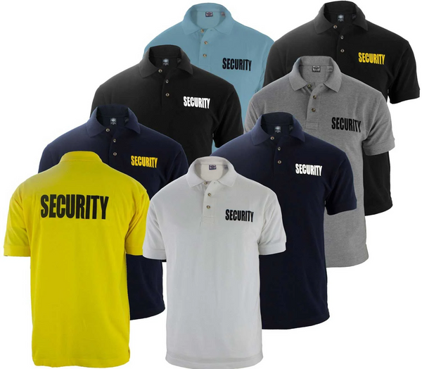 [PS38-XL-CUSTOMIZED] First Class Utility Security Polo Shirt