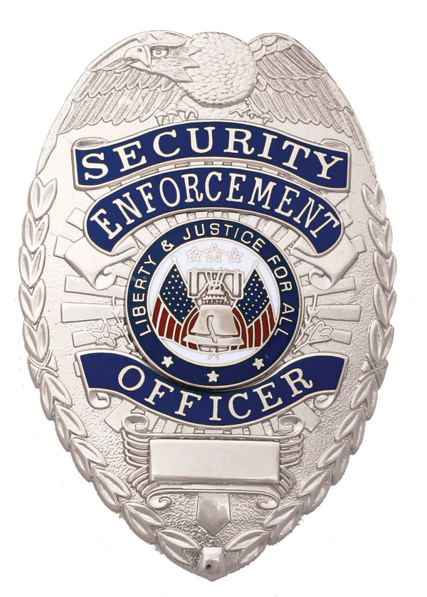 First Class Security Enforcement Officer Silver Shield Badge