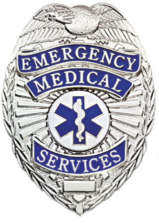 First Class Emergency Medical Services Silver Shield Badge