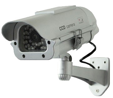 Dummy Camera (Solar Powered) Silver