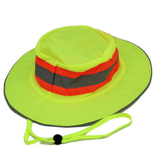 High Visibility Reflective Mesh Safety Hat – Security Uniform