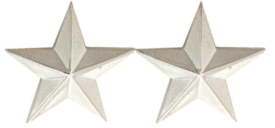First Class Two Star Insignia Pair