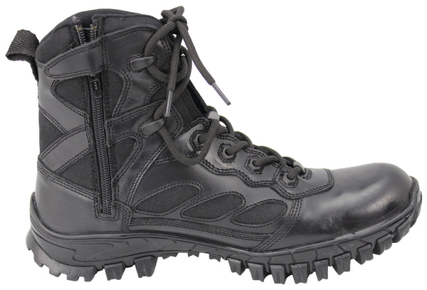 Ryno Gear 6" Tactical Side Zip Boots (Black)