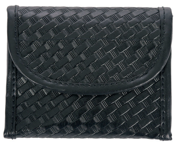 Basket Weave Synthetic Leather Glove Holder