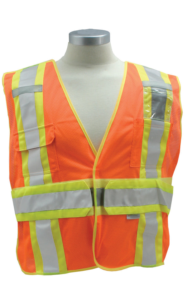 Reflective Safety Vest with 3M Scotchbrite (Orange)