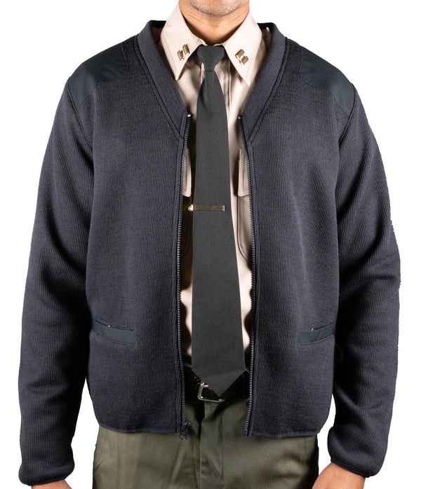 Unisex Fleece-Lined Zip Front Sweater