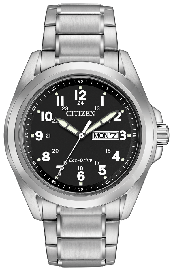 Citizen Chandler Men's Eco-Drive Steel Sports Watch (Railroad Approved)