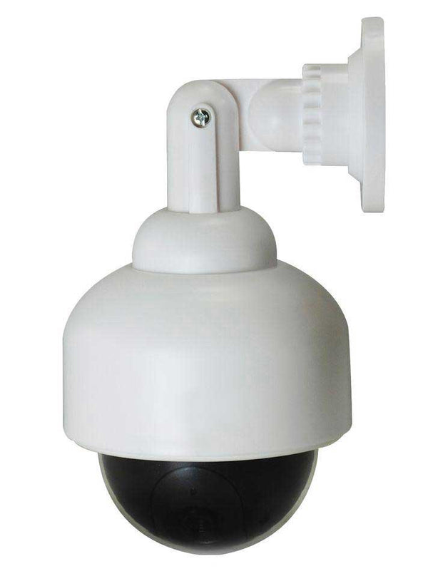 Dummy Dome Camera w- LED Light (White)