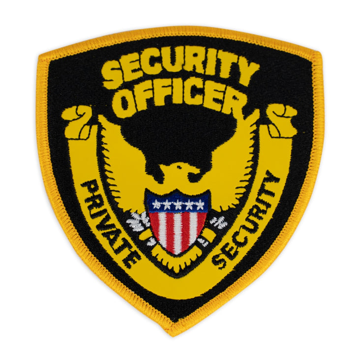 Reflective Private Security Officer Shoulder Patches – Security Uniform