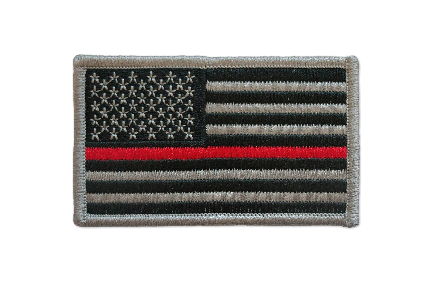 U.S. Flag Patch - Left Shoulder (Thin Red Line) – Security Uniform