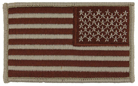 U.S. Flag Emblems - Right Shoulder (Desert)
