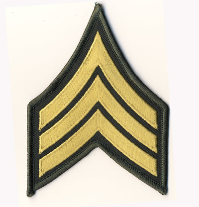 Sheriff Gold on Green Chevron (Pair)