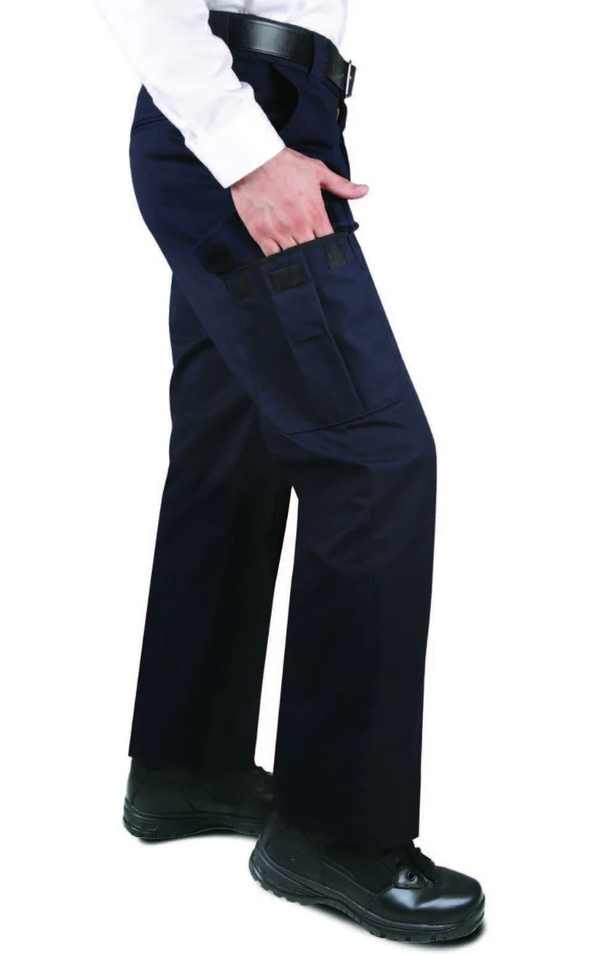 100% Polyester Elastique Weave Pants with Side Pocket