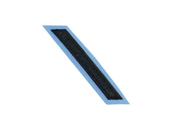 Metro Service Stripe Hashmarks (Black on Blue)
