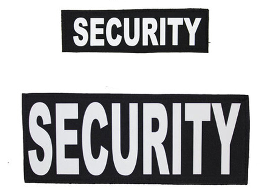 Security Patch Combo with Hook & Loop Fastener – Security Uniform