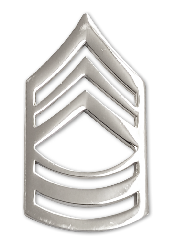 First Class Master Sergeant Insignia Pin Pair – Security Uniform