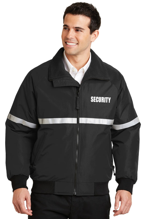 Three Season Security ID Jacket with Reflective Taping