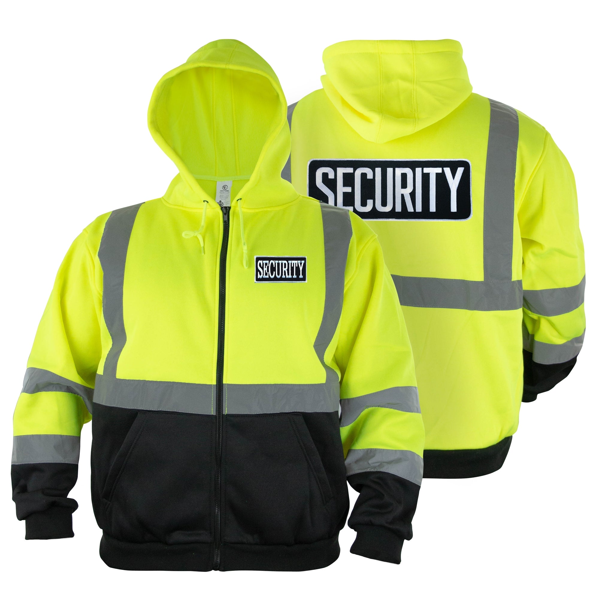 Black hi vis outlet security jackets