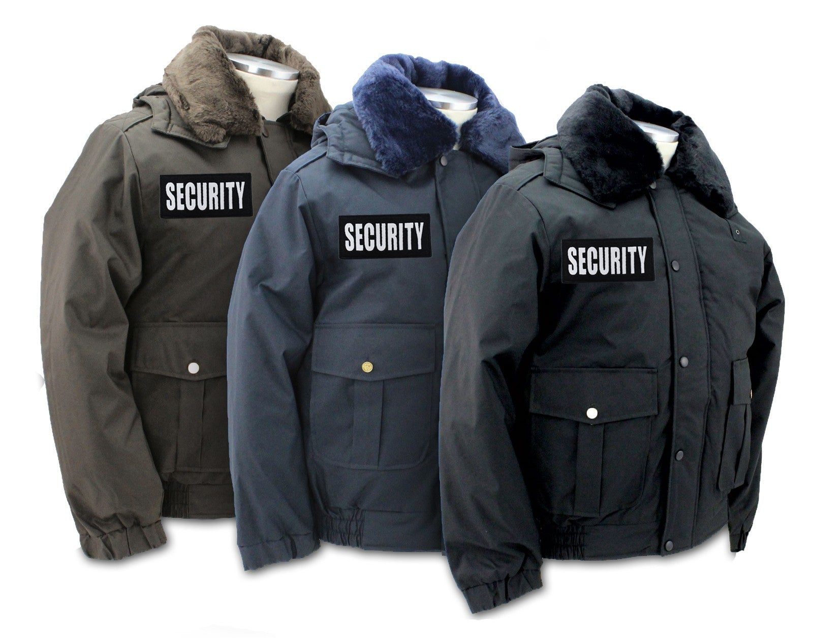 All Season Deluxe Bomber Jacket with Reflective Security ID – Security ...